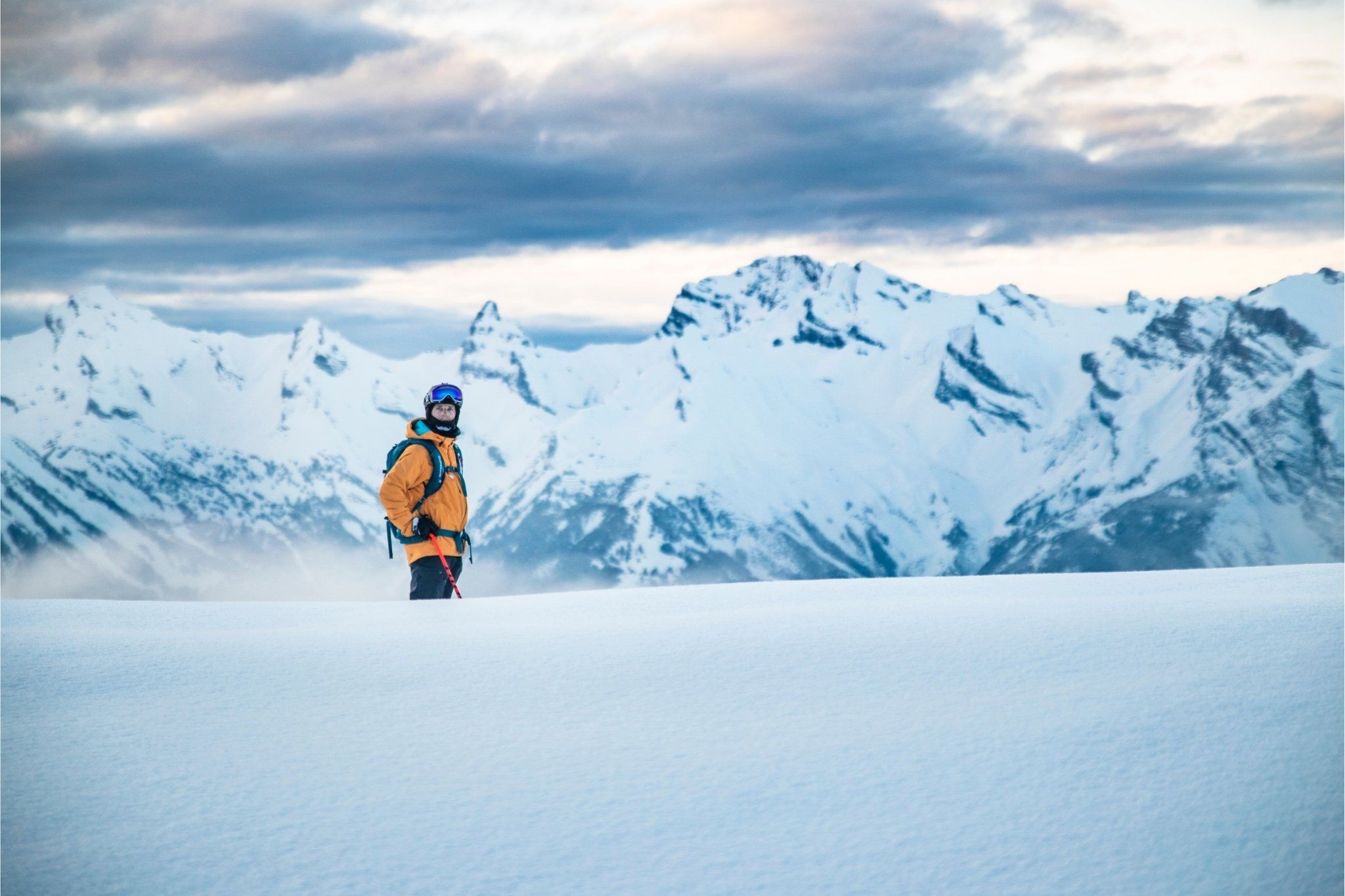 Richard Amacker candid photo on the piste