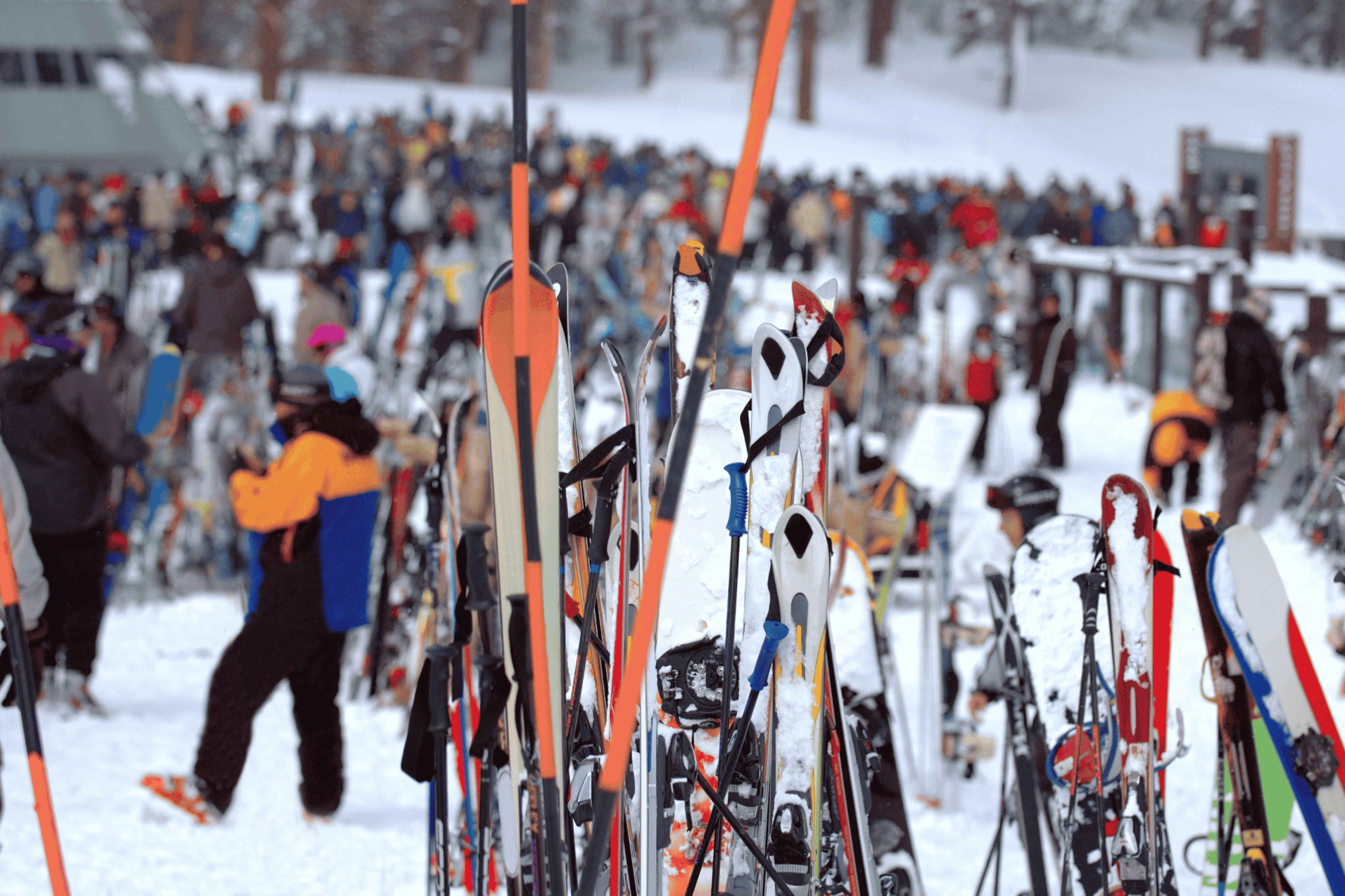 busy slopes